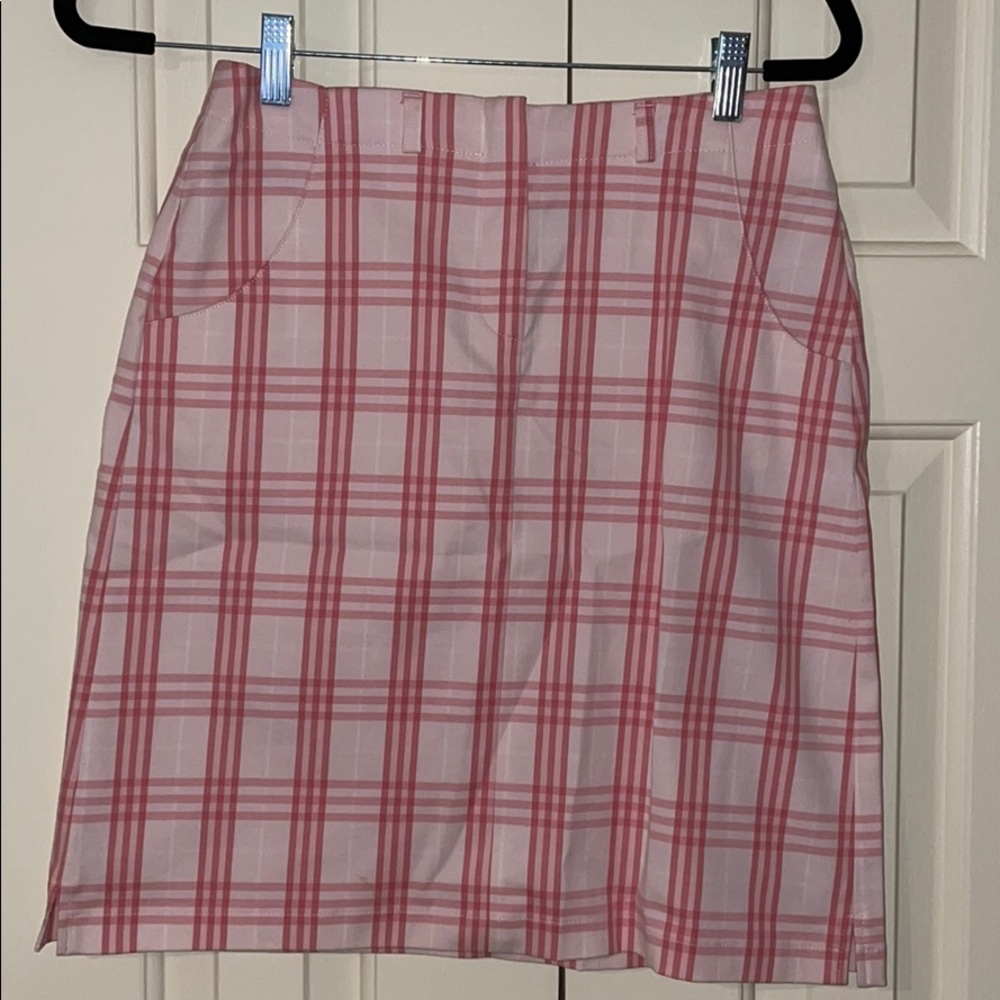 Burberry Plaid Golf Skirt